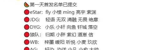 Panda Sports Event-瓜主爆料首日首发：E星Fly、狼队归期/小胖、AG染详/小俞/小凡